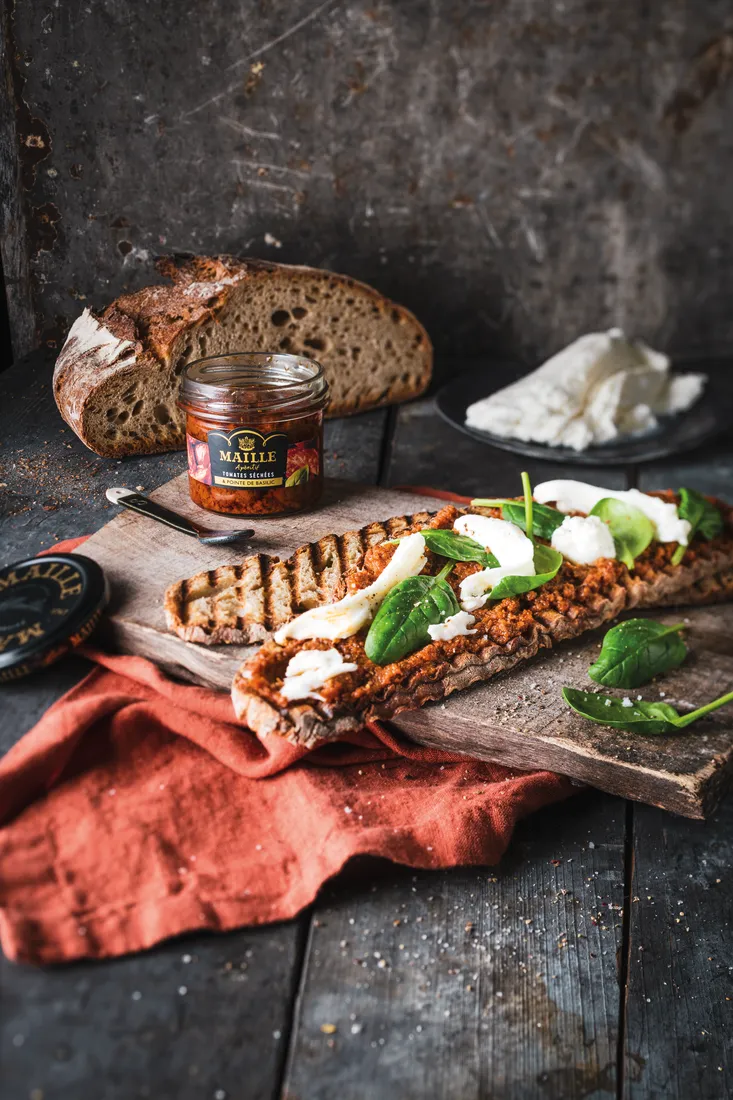 Maille Apéritif tomates séchées tartinable 95 g basilic
