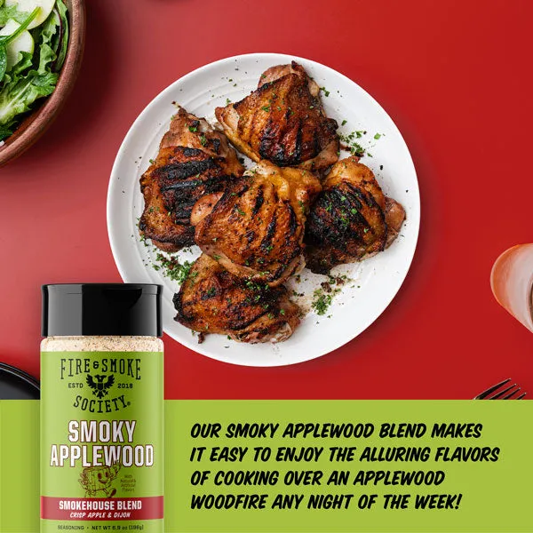 Fire Smoke Society Smoky Applewood rub pomme fumée
