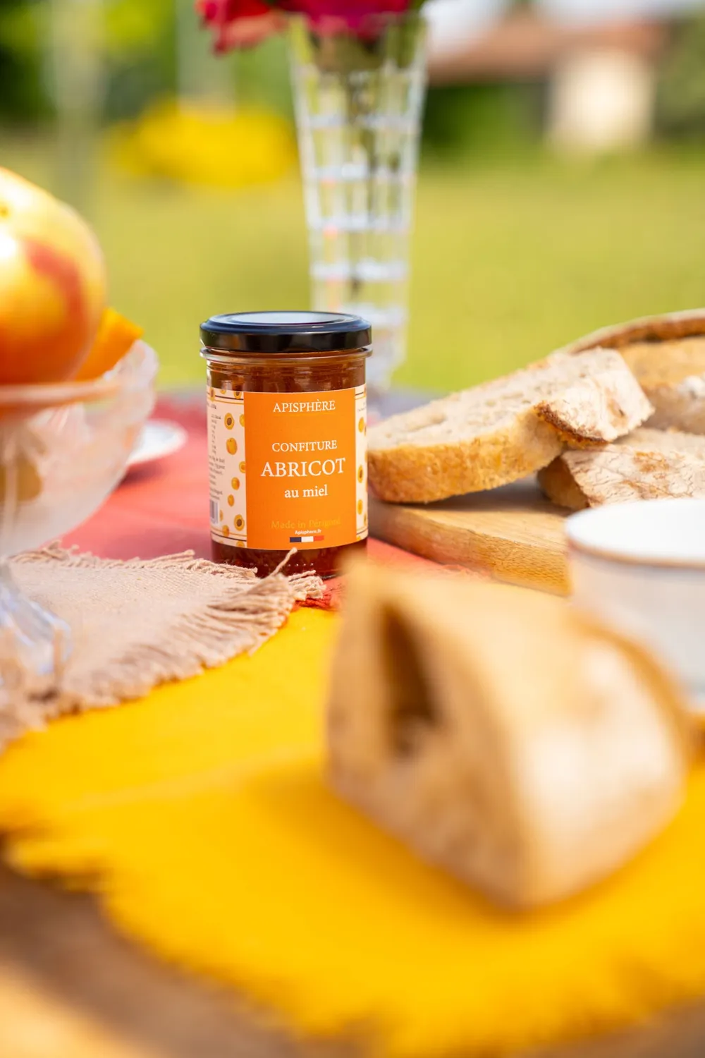 Apisphere Confiture Abricot au Miel artisanale