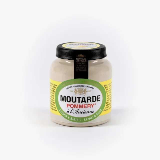 Pommery Citron Basilic moutarde 100g en grains