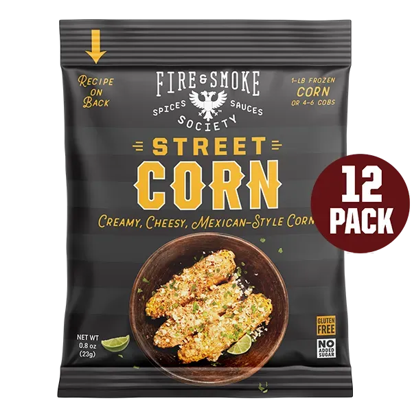 Fire Smoke Society Street Corn mélange 12 sachets maïs