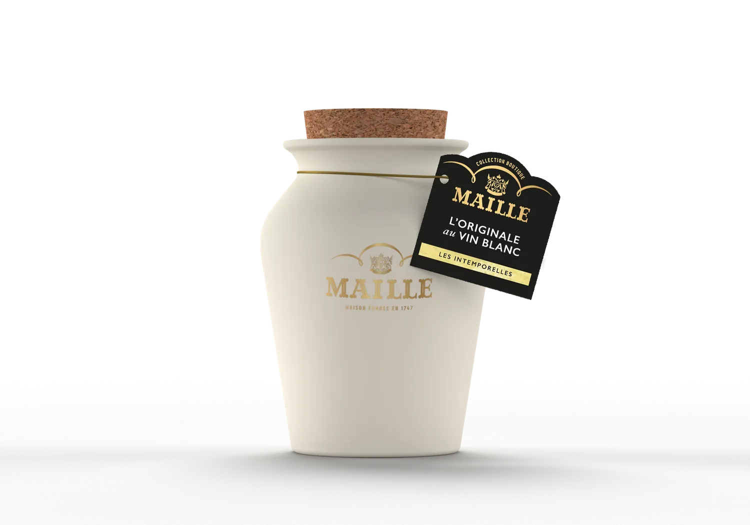 Maille Essentiel Rose coffret moutarde vin blanc 125g sel