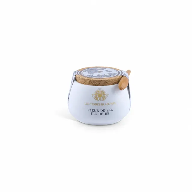 Les Terres Blanches Fleur de Sel Île de Ré sel 80g finition