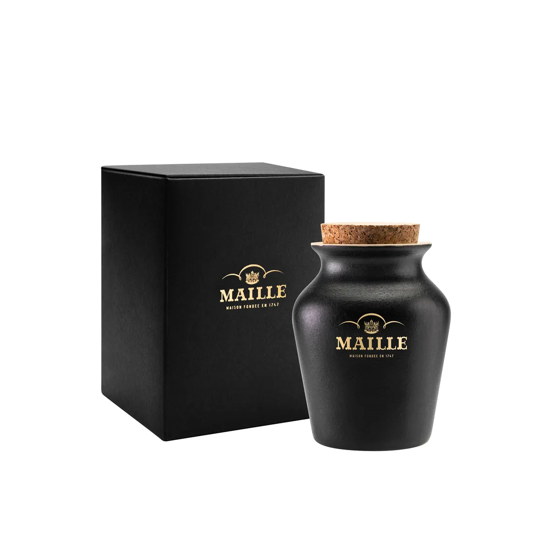 Maille Miel de Romarin moutarde pot grès douce