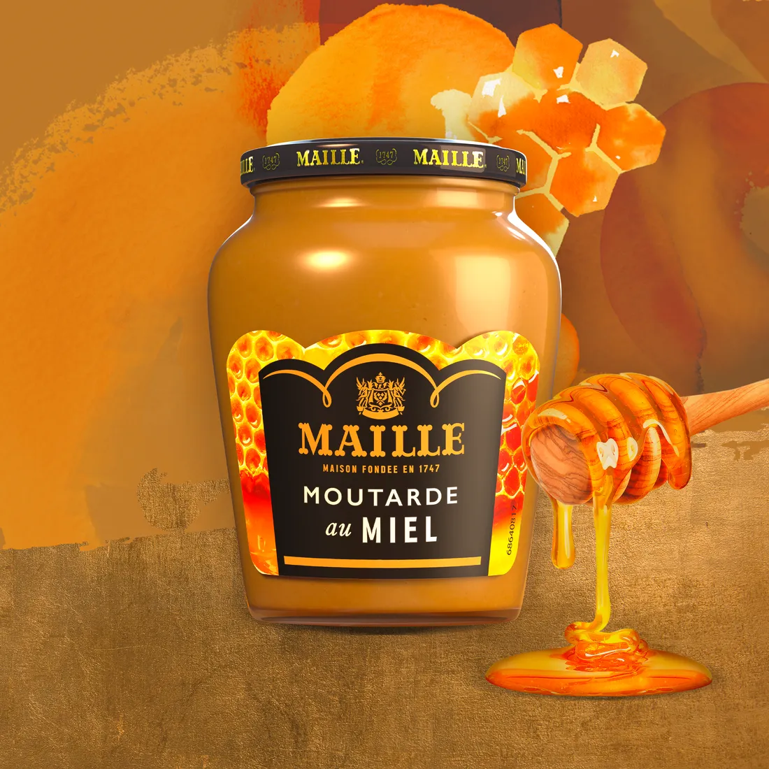 Maille Miel moutarde douce au miel 230g