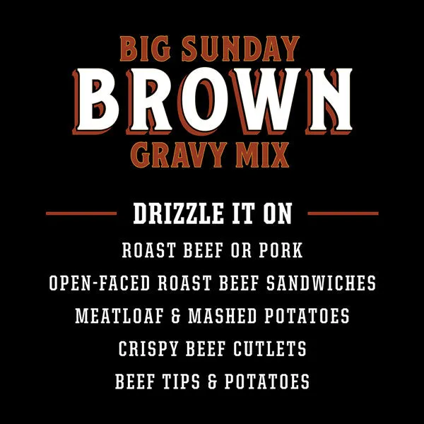 Fire Smoke Society Brown Gravy Mix fond brun 12 sachets boeuf