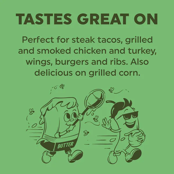 Fire Smoke Society Honey Jalapeno Butter rub tacos miel piment