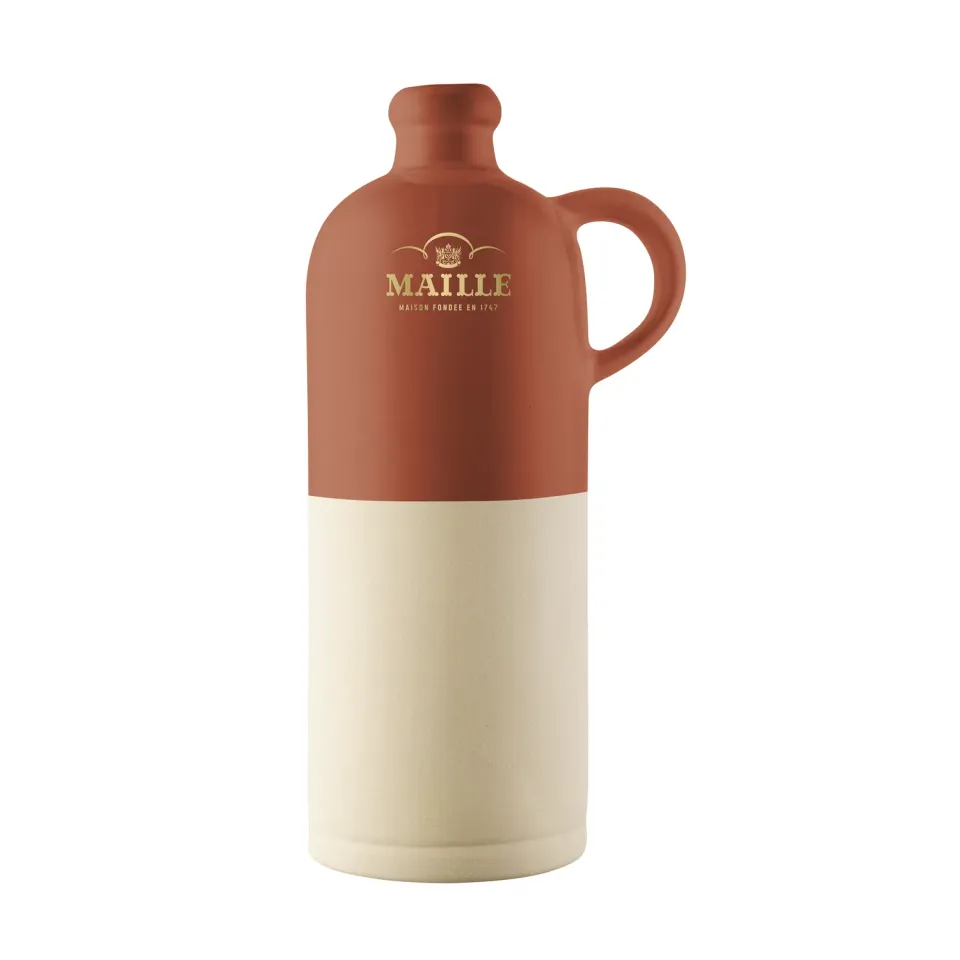 Maille Cruchon Digoin pot moutarde grès artisanal