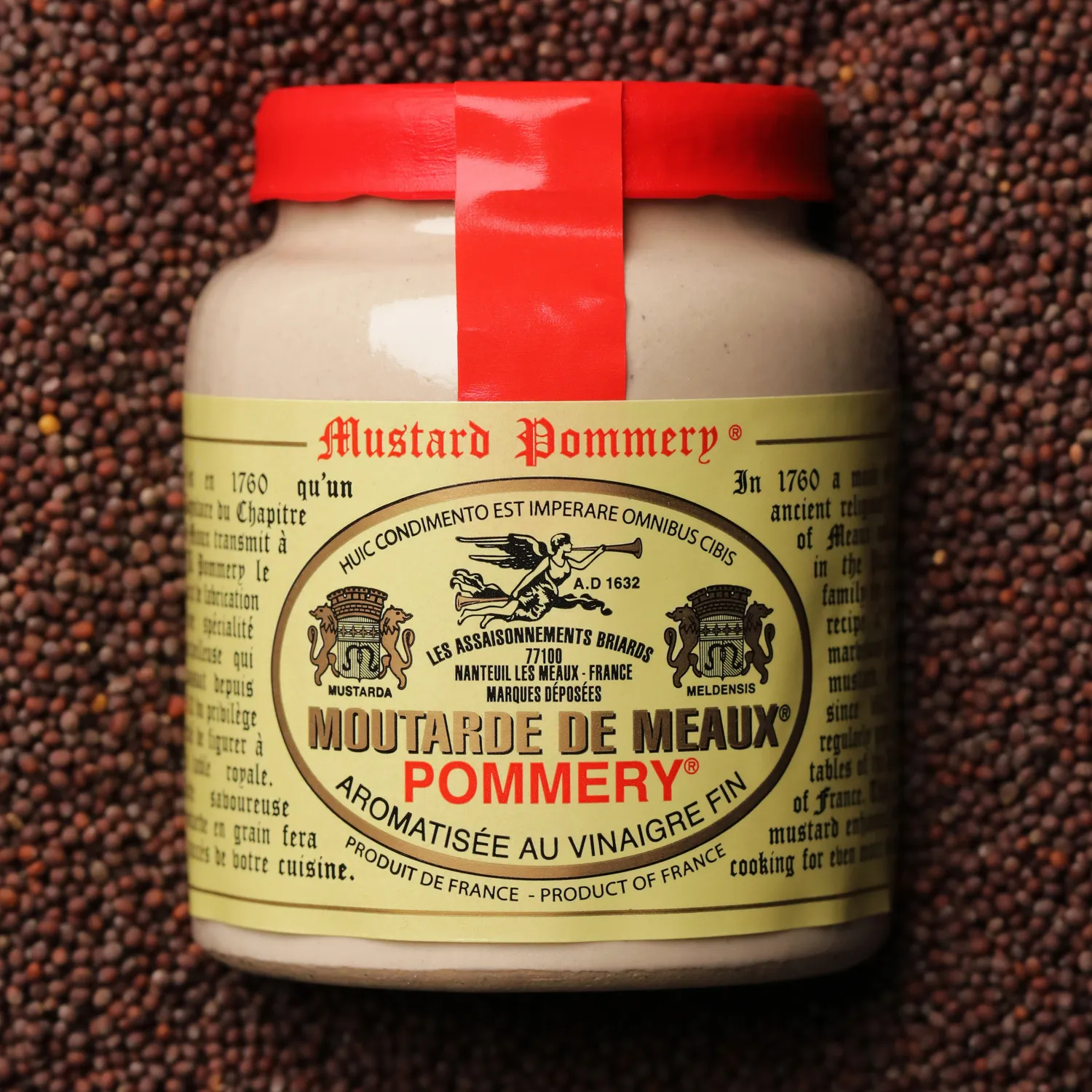 Pommery Moutarde de Meaux 100g en grains douce