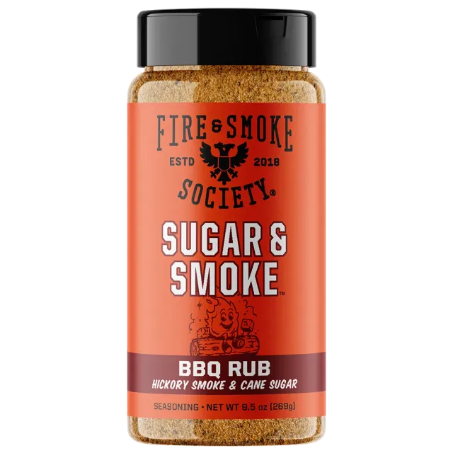 Fire Smoke Society Sugar & Smoke rub barbecue sucré fumé