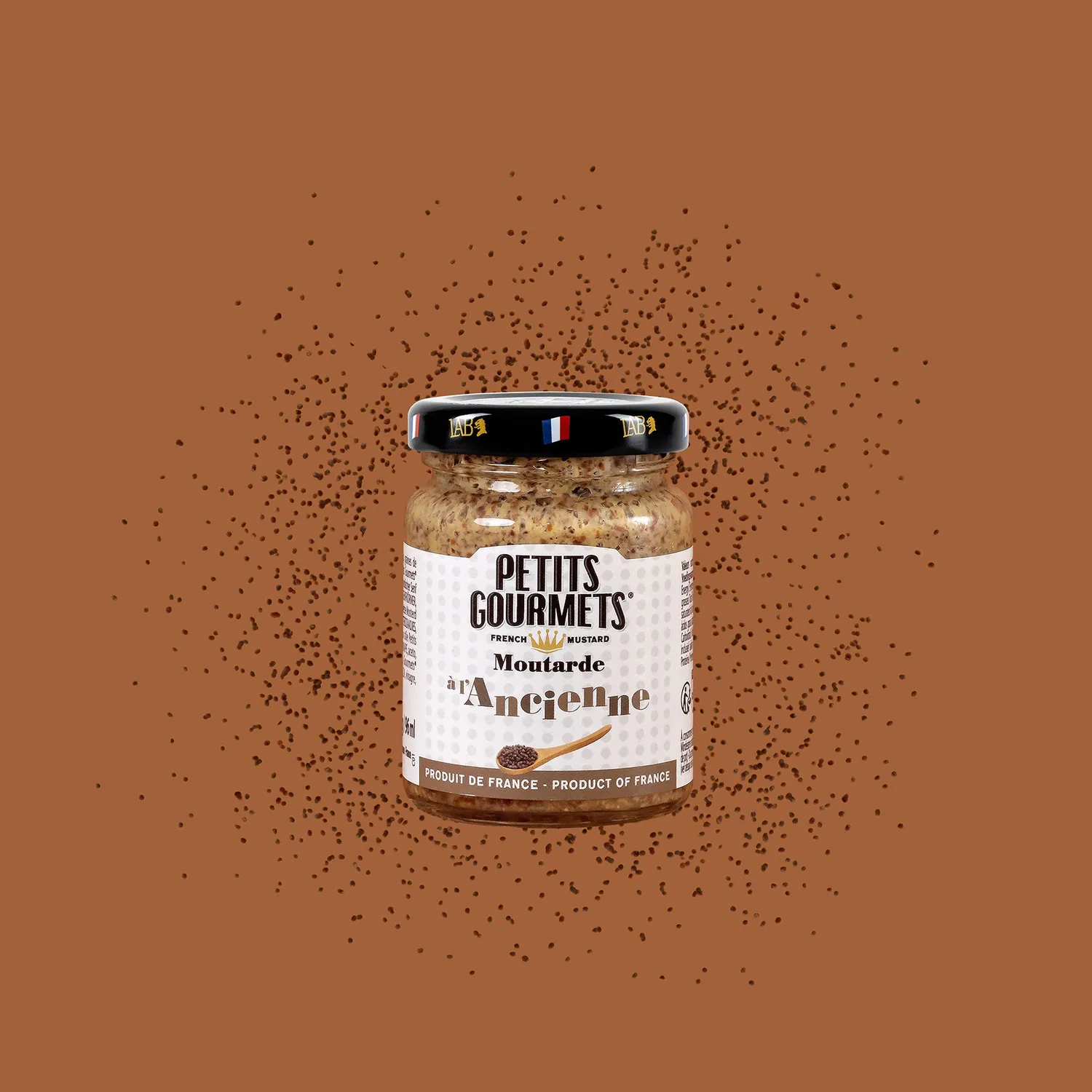 Petits Gourmets Moutarde à l'ancienne 100g en grains