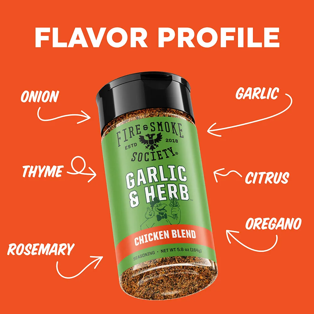 Fire Smoke Society Garlic Herb assaisonnement ail