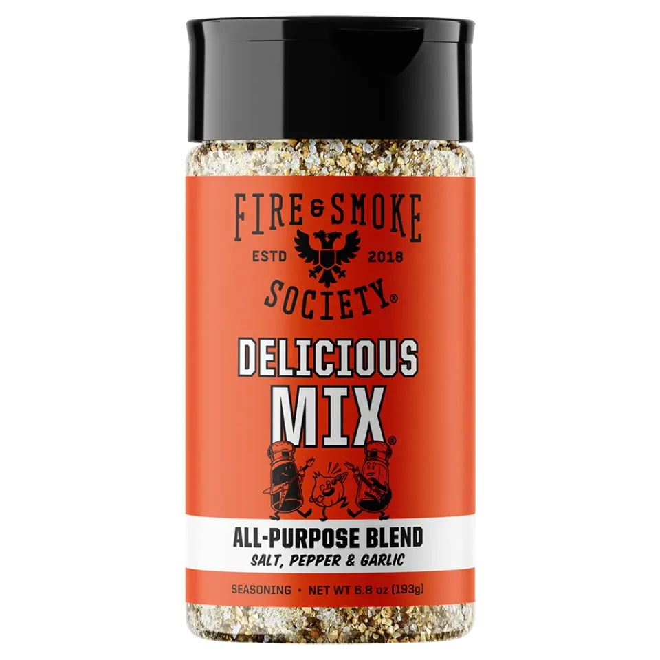 Fire Smoke Society Delicious Mix assaisonnement ail 6,8 oz