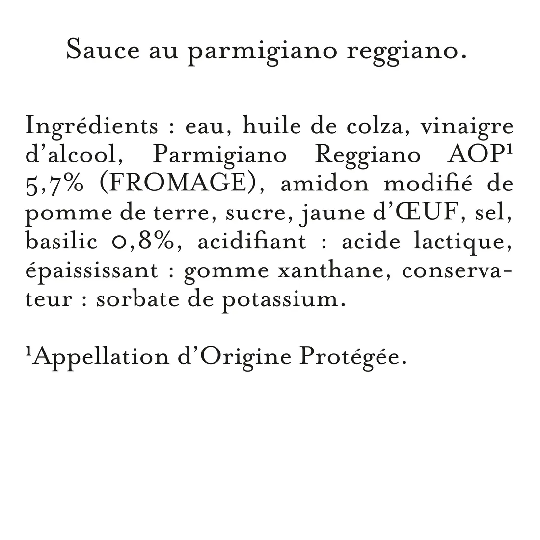 Maille Parmigiano sauce basilic pot verre 190 g