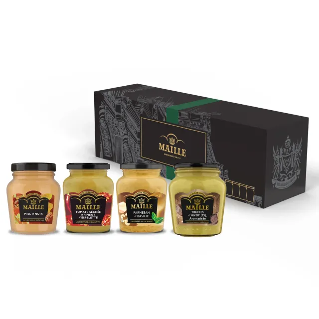 Maille Coffret Emblematique moutardes 4x108g truffe