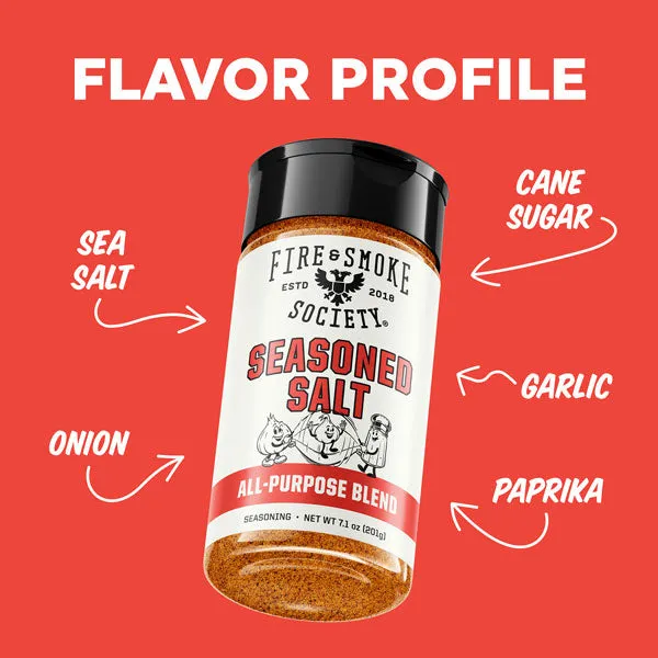 Fire Smoke Society Seasoned Salt sel aux herbes