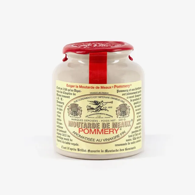 Pommery Moutarde de Meaux cirée 500g en grains