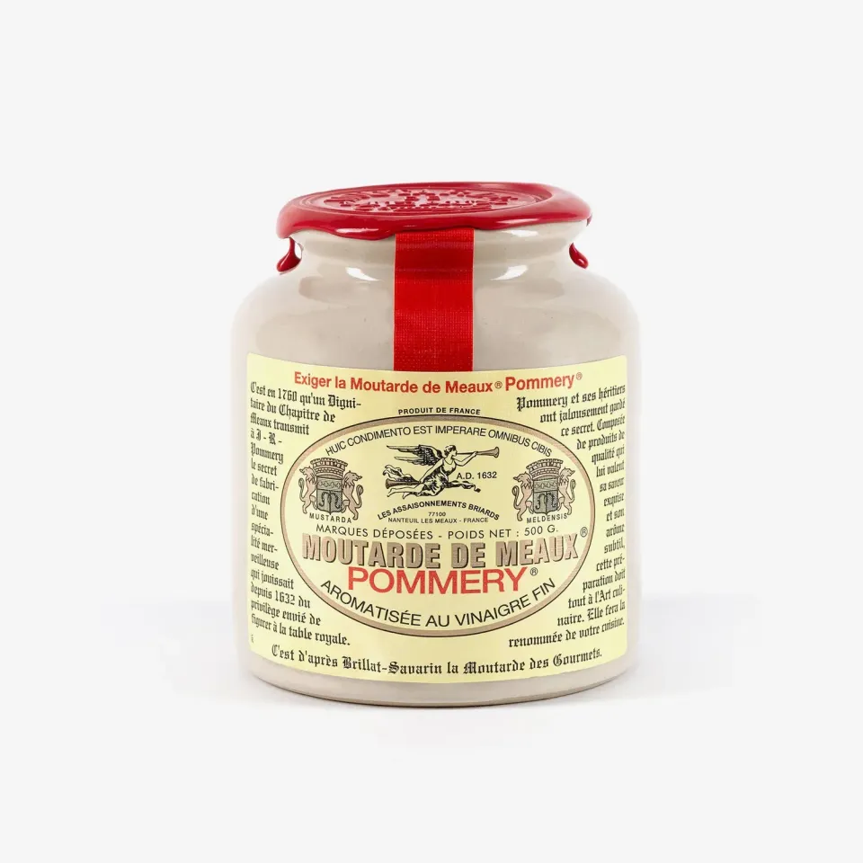 Pommery Moutarde de Meaux cirée 500g en grains