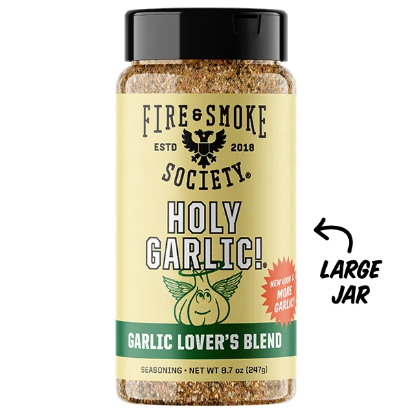 Fire Smoke Society Holy Garlic assaisonnement ail 6 oz