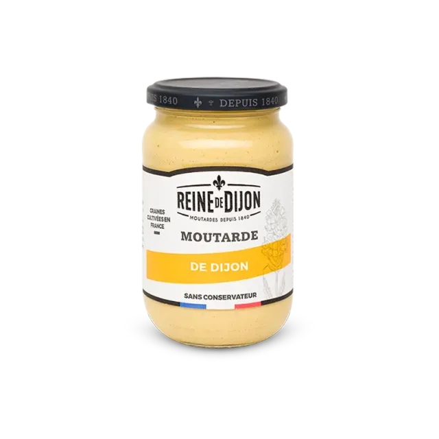 Reine de Dijon Moutarde de Dijon moutarde 370g 185 ans