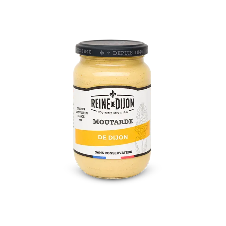 Reine de Dijon Moutarde de Dijon moutarde 370g 185 ans
