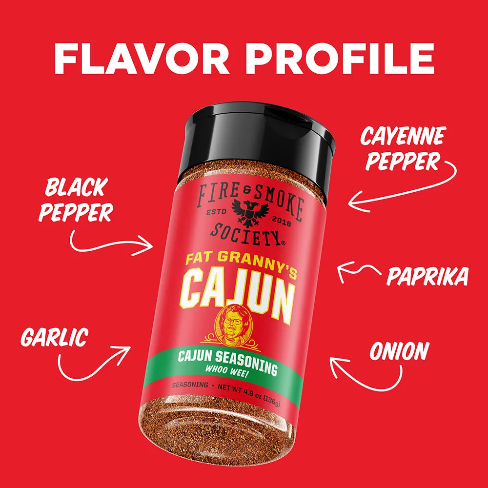 Fire Smoke Society Fat Granny's rub cajun steak 4.8 oz
