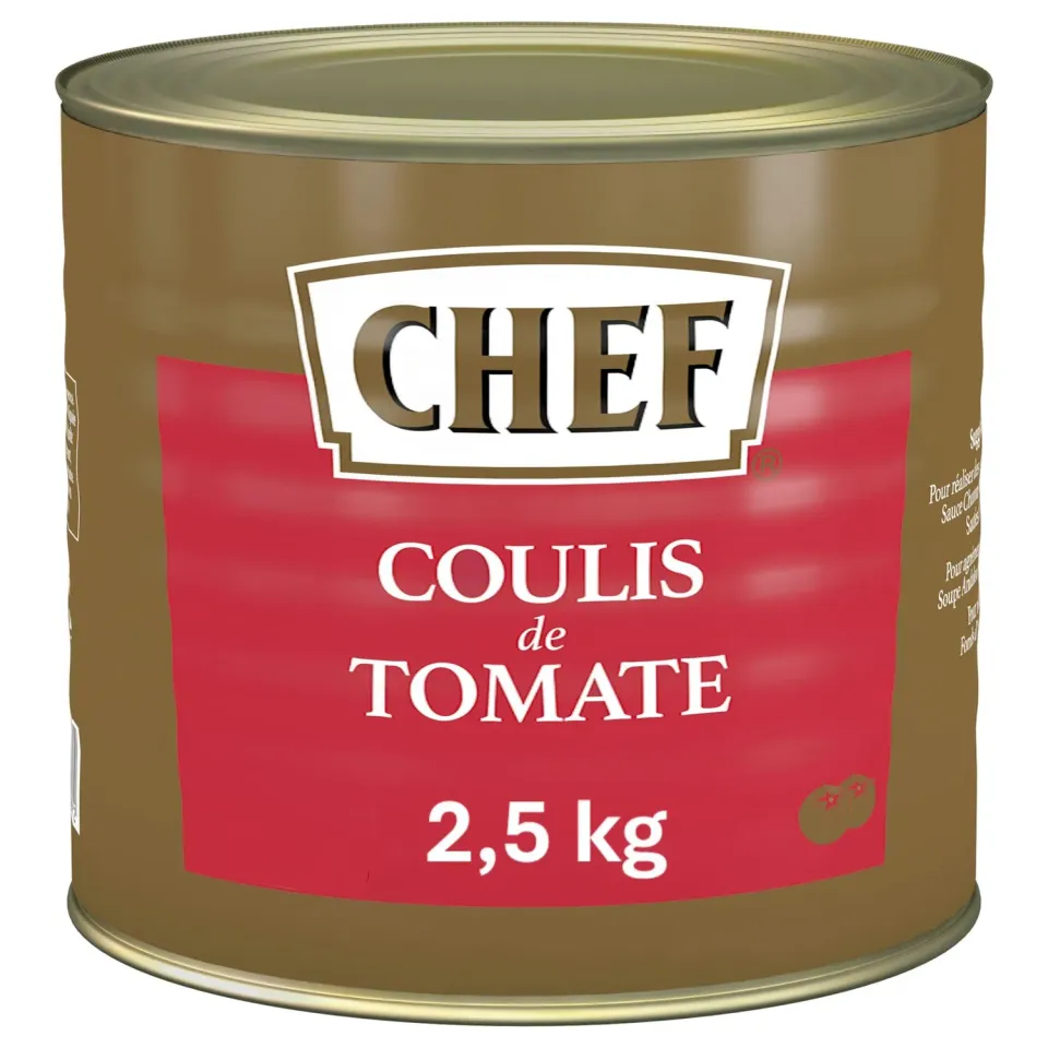 Chef coulis de tomate liquide 2,5 kg équilibré