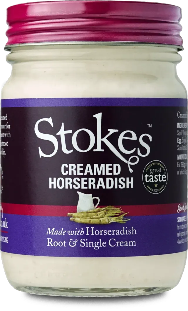 Stokes Creamed Horseradish sauce raifort crème douce