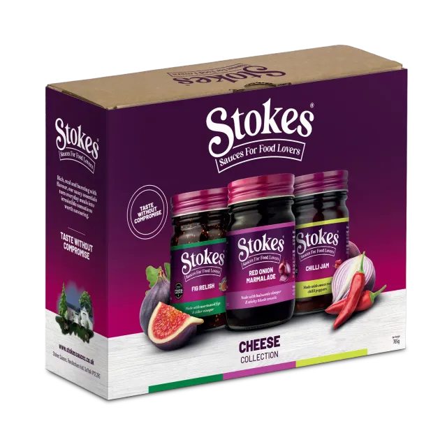 Stokes Cheese Collection coffret chutneys fromage