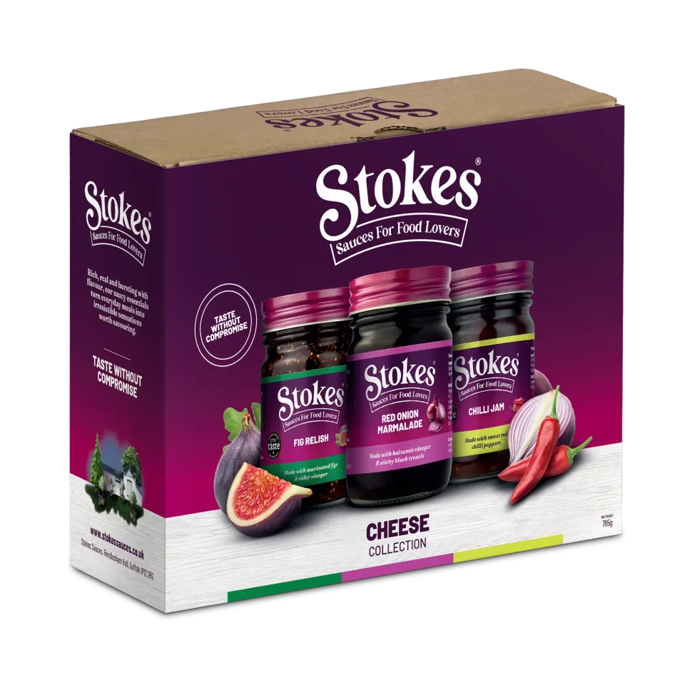 Stokes Cheese Collection coffret chutneys fromage