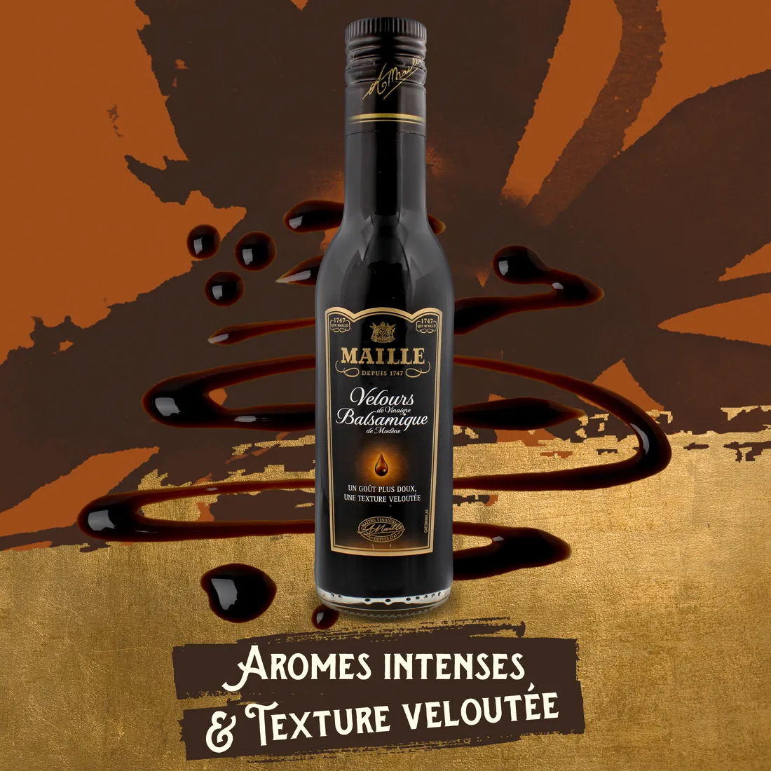 Maille Velours vinaigre balsamique de Modène 25 cl texture veloutée