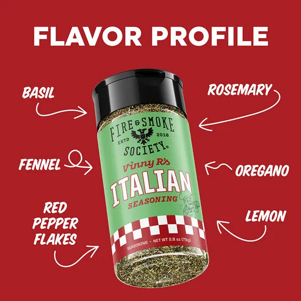 Fire Smoke Society Vinny R's assaisonnement italien 2.8 oz