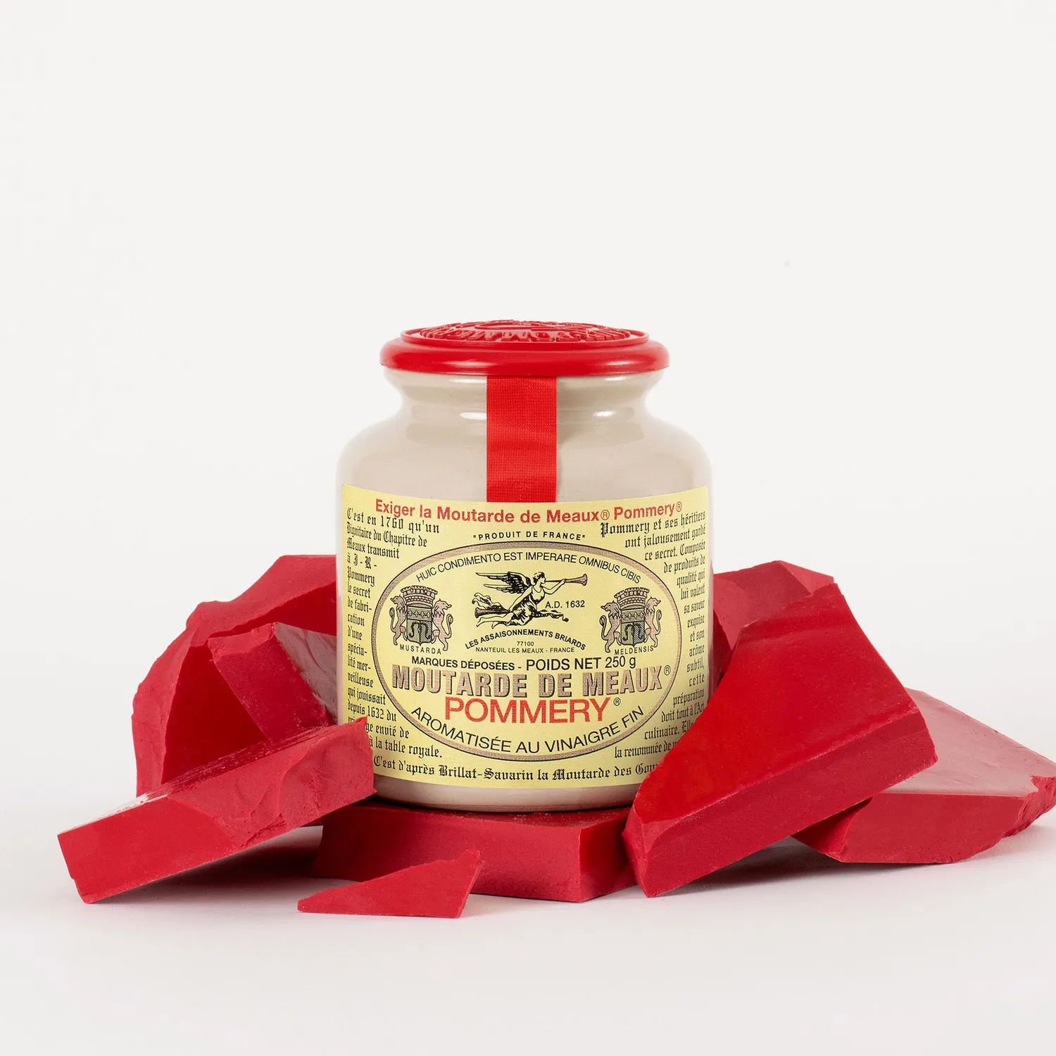 Pommery Meaux Moutarde de Meaux grains 500g douce