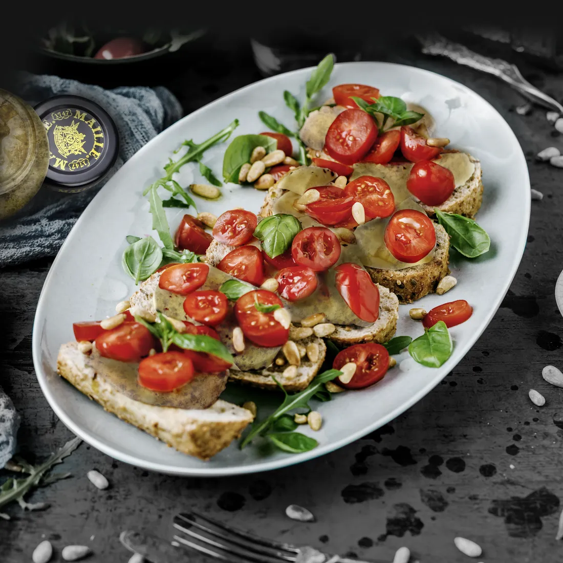 Maille Apéritif Aubergines Grana Padano 95g tartinade