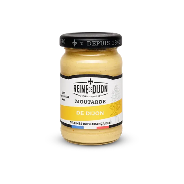 Reine de Dijon Moutarde de Dijon sauce pot pour vinaigrette