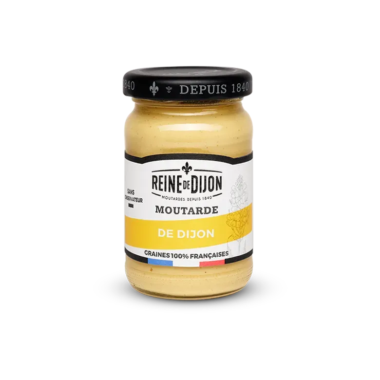 Reine de Dijon Moutarde de Dijon sauce pot pour vinaigrette