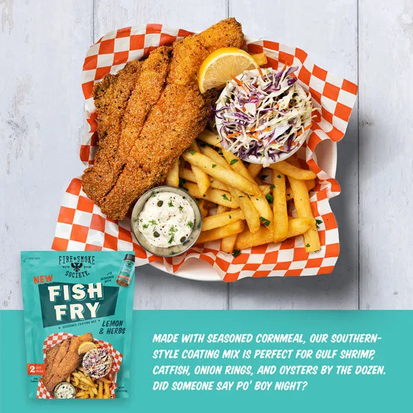 Fire Smoke Society Fish Fry panure poisson croustillante