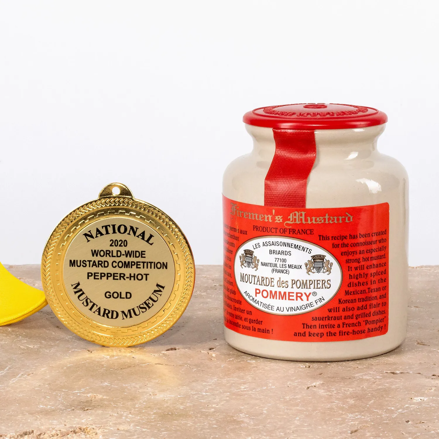 Pommery Moutarde des Pompiers moutarde 250g piment