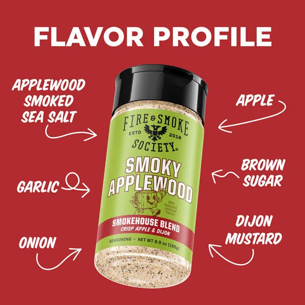 Fire Smoke Society Smoky Applewood rub pomme fumée