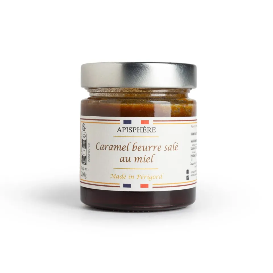 Apisphere Caramel beurre salé au miel du Périgord