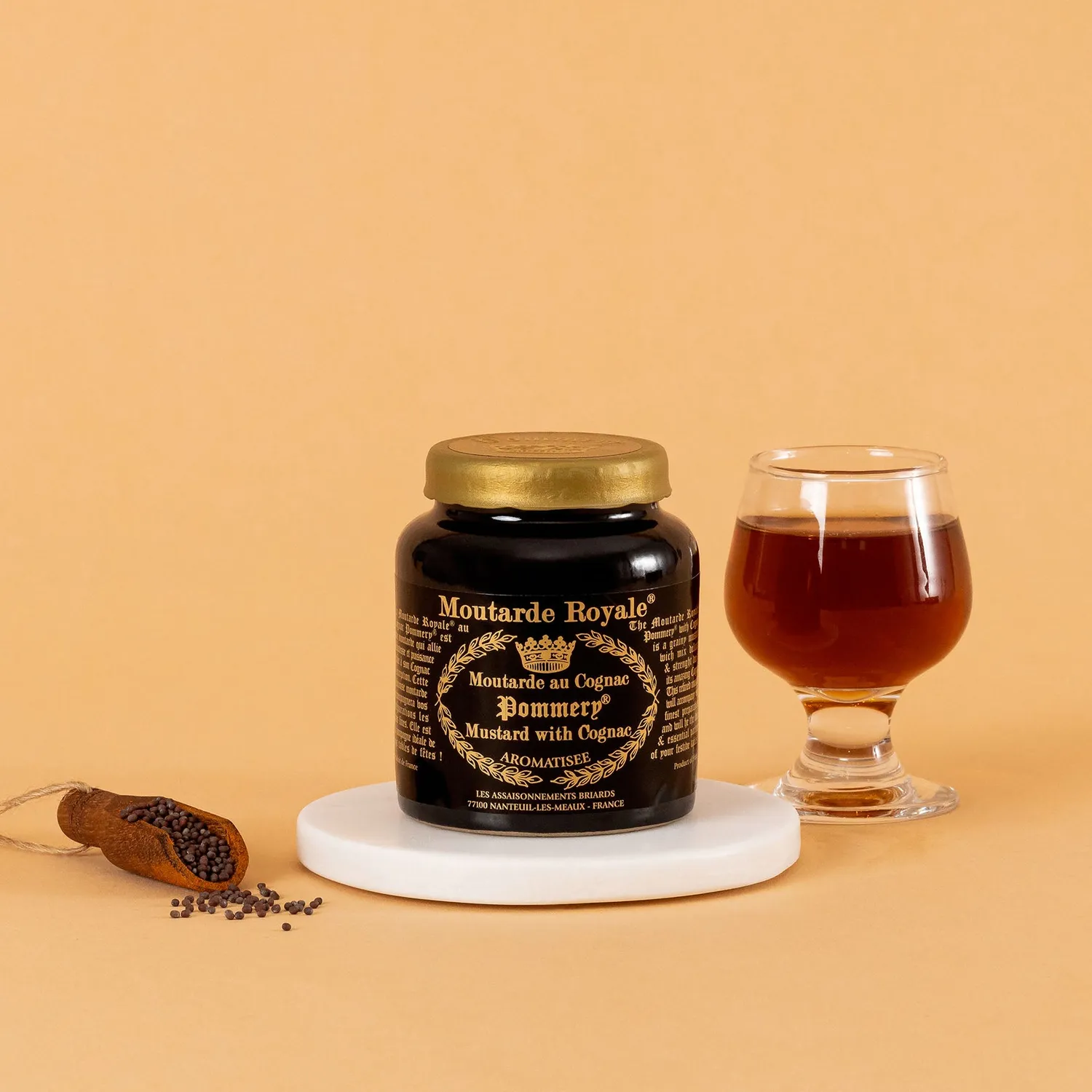 Pommery Royale Moutarde au Cognac grains 100g épicée