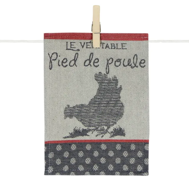 Maille Para-Tapas Pied De Poule mini serviette coton