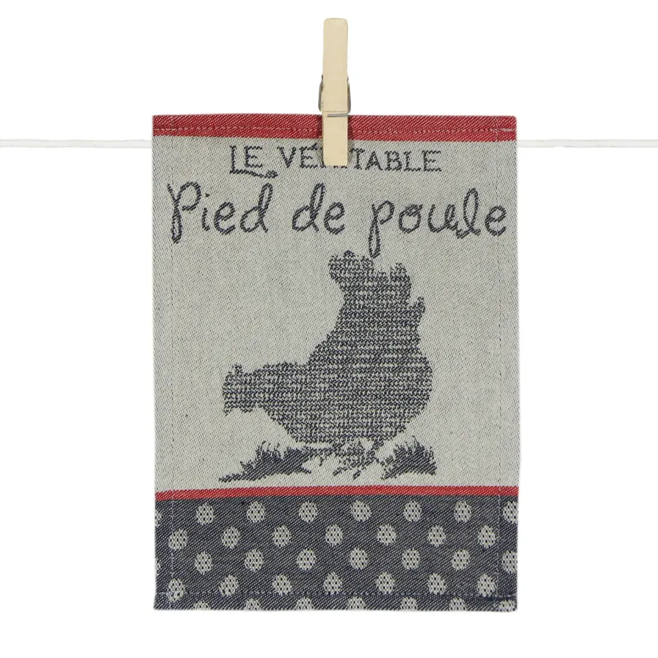 Maille Para-Tapas Pied De Poule mini serviette coton