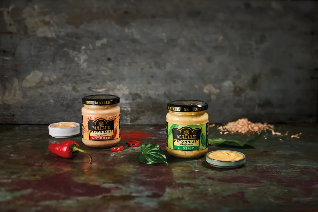 Maille Fins Gourmets mayonnaise piment doux 185g