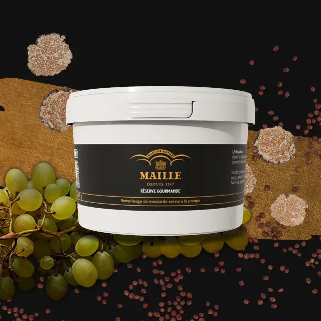 Maille Réserve Gourmande Moutarde Chardonnay Truffe Blanche 125g