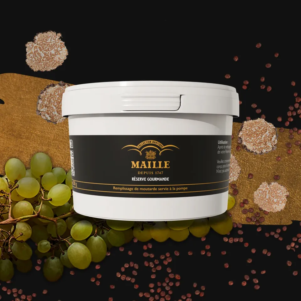 Maille Réserve Gourmande Moutarde Chardonnay Truffe Blanche 125g
