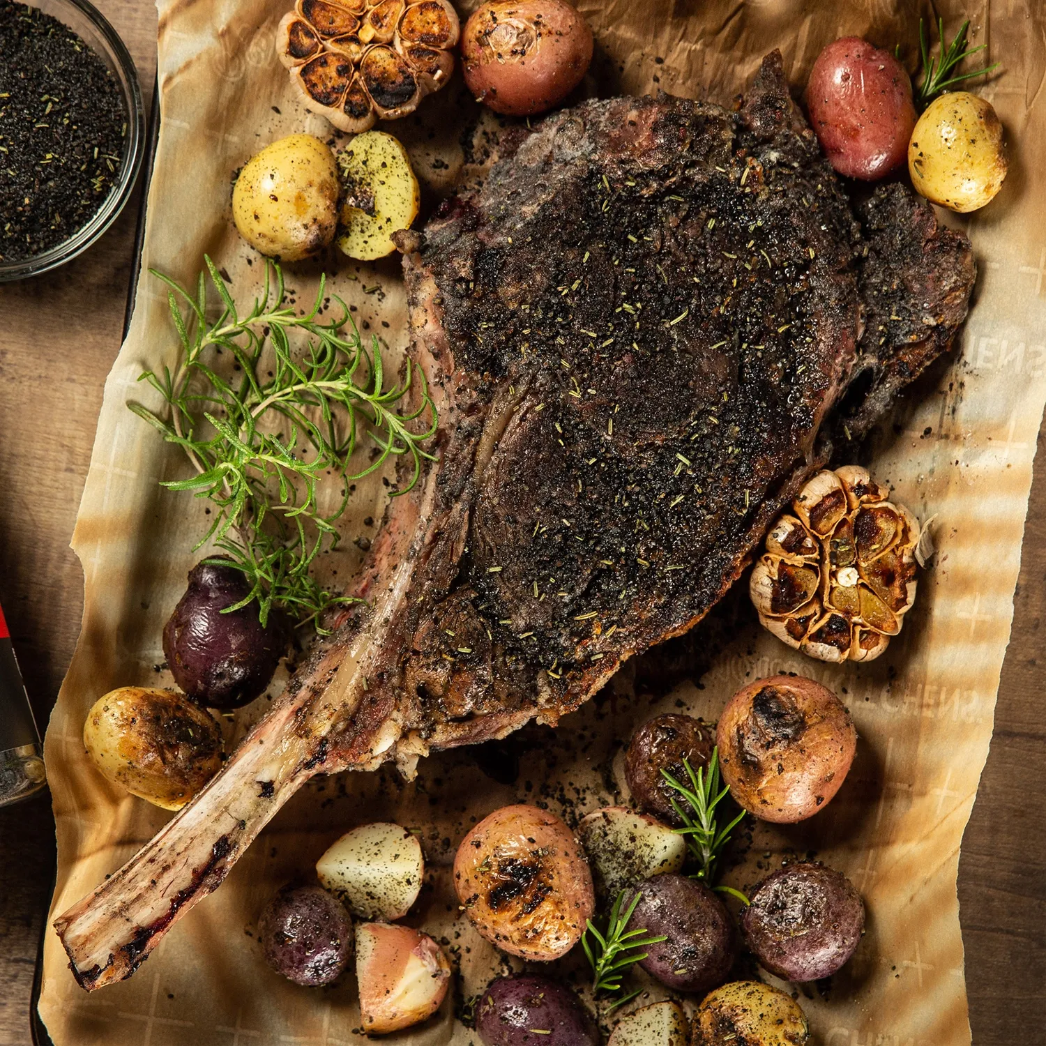 Fire Smoke Society Black & Tan rub steak poivre