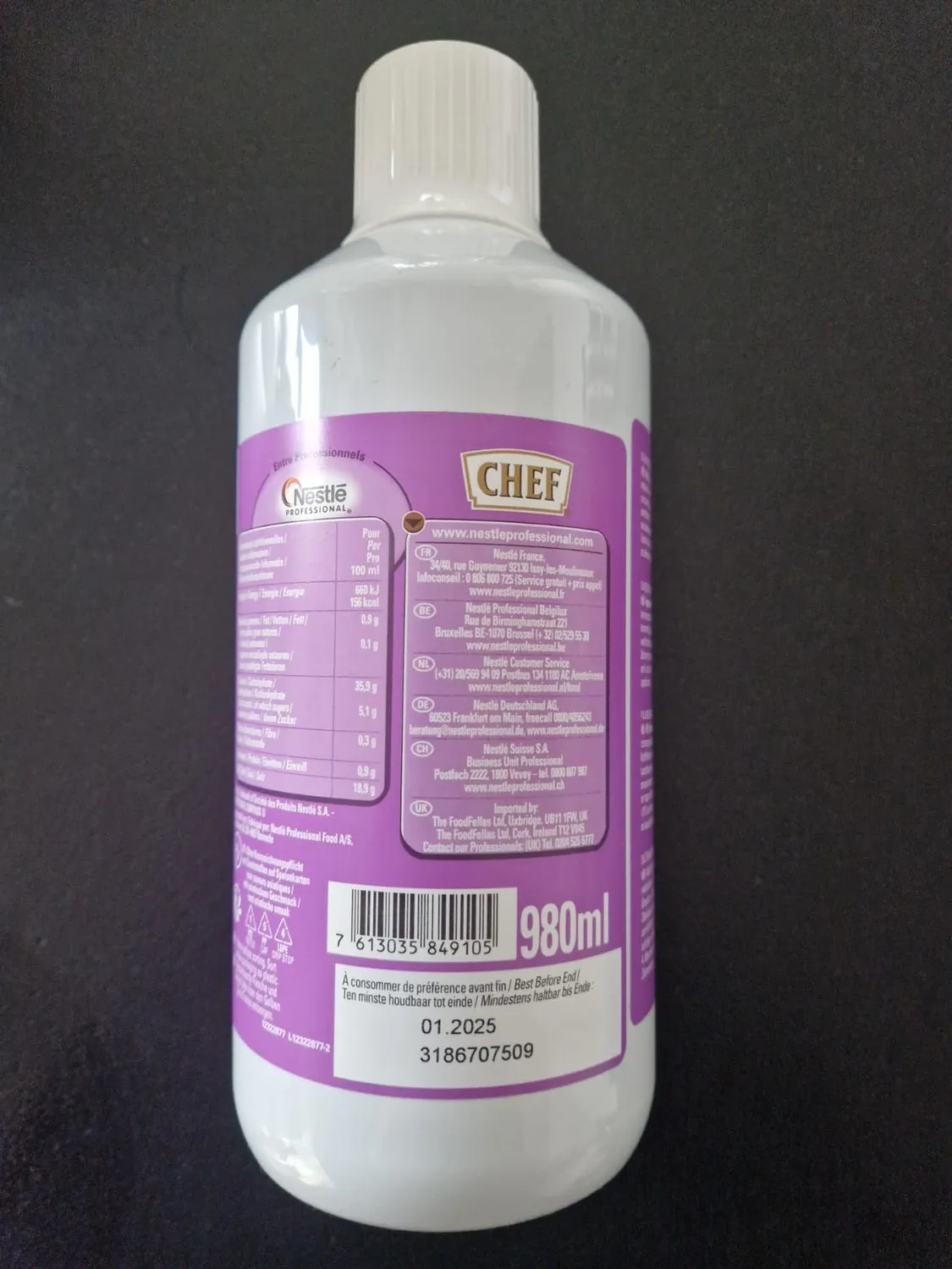 CHEF Concentré Liquide Asian sauce 980ml