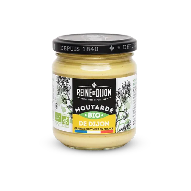Reine de Dijon Moutarde de Dijon bio moutarde piquante