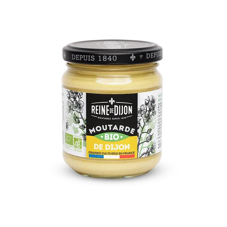 Reine de Dijon Moutarde de Dijon bio moutarde piquante